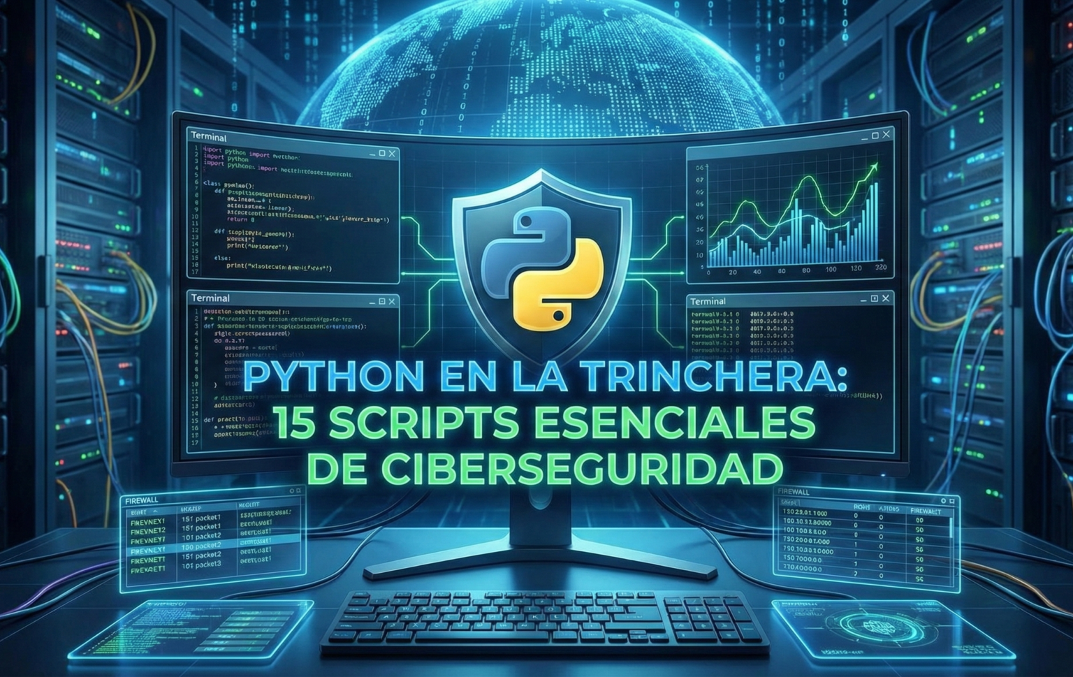 Python Sistema Python en la Trinchera: 15 Scripts Esenciales para Ciberseguridad y ...